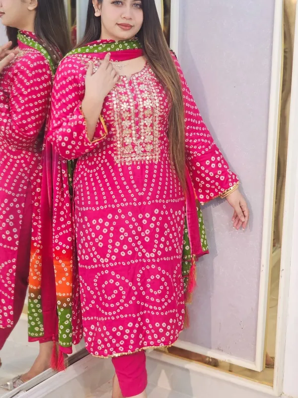 Luxury Boutique printed Cotton luxury 3 piece set